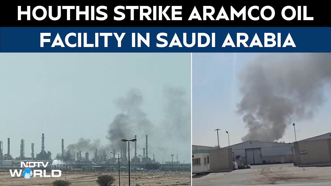 Saudi Arabia’s Aramco Facility Hit In Reported Houthi Attack, Smoke Billows From Site