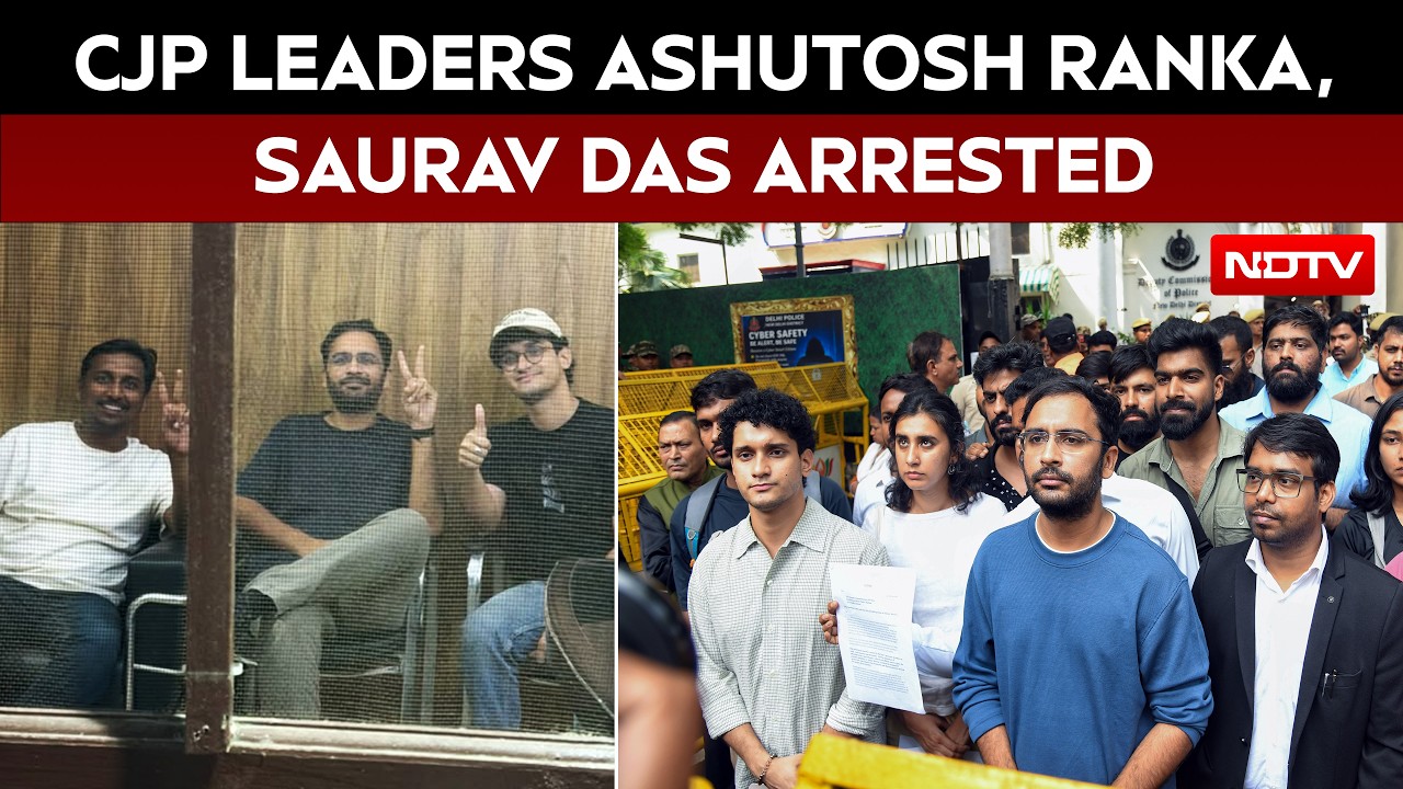 CJP Leaders Ashutosh Ranka, Saurav Das To Be Produced In Court After Arrest