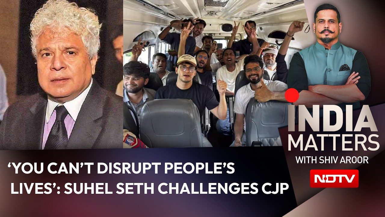 'You Can't Disrupt People's Lives': Suhel Seth Challenges CJP's Protest