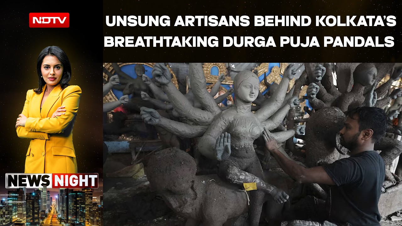 Behind Kolkata's Durga Puja Magic: The Unsung Hands That Bring Pandals To Life