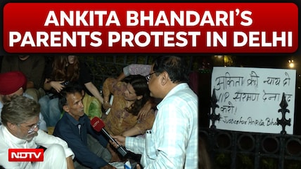Ankita Bhandari&rsquo;s Parents Protest In Delhi, Seek Stay On Dushyant Gautam&rsquo;s Appointment