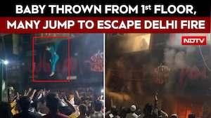 Baby Thrown From 1st Floor, Many Jump To Escape Delhi Restaurant Fire
