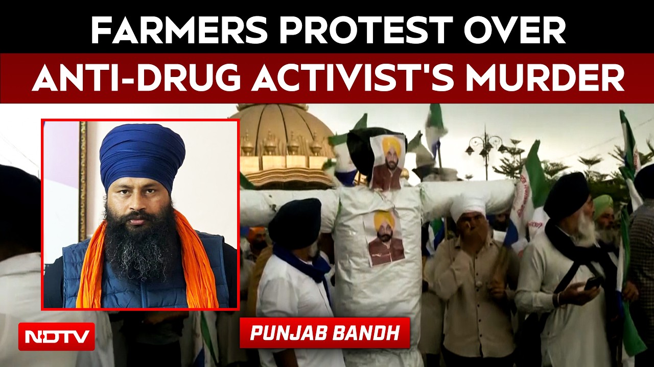 Punjab News: Farmers Join Protests Against AAP Govt Over Anti-Drug Activist Parvinder Jhota’s Murder