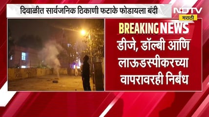 Bombay High Court चा फटाक्यांबाबत मोठा निर्णय, दिवाळीत सार्वजनिक ठिकाणी फटाके फोडायला बंदी | NDTV