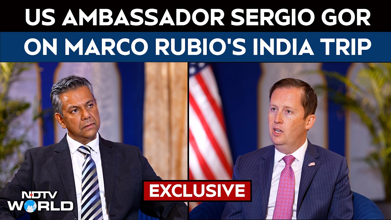 NDTV Exclusive: India-US Trade Deal 'Very Close', Says Ambassador Sergio Gor; F-35s In Focus