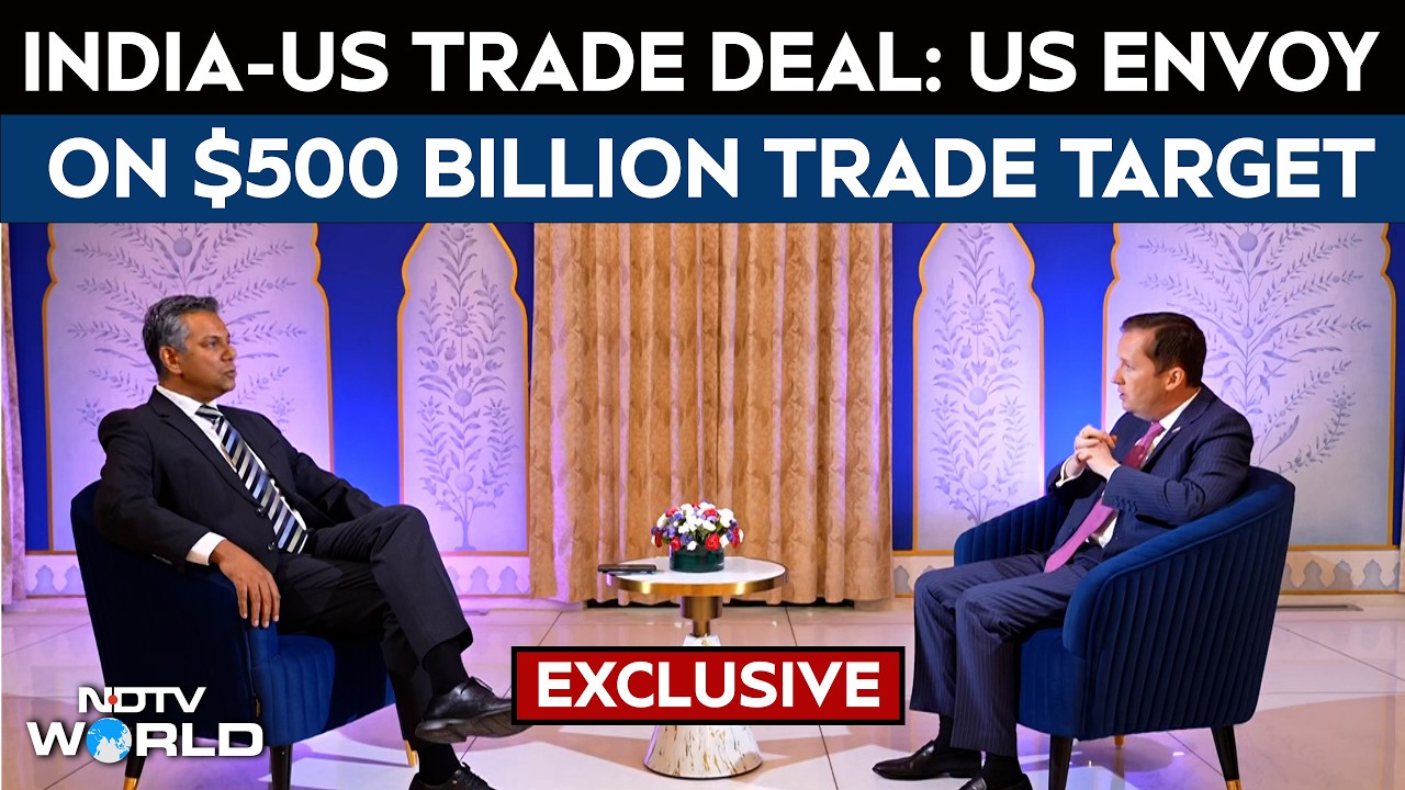 India-US Trade Deal: Sergio Gor On $500 Billion Trade Target