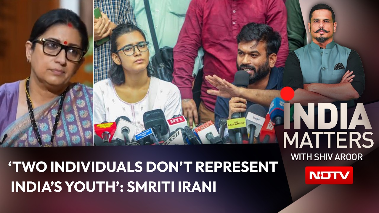 'Two Individuals Do Not Represent India's Youth': Smriti Irani On Abhijeet Dipke, Neha Bora