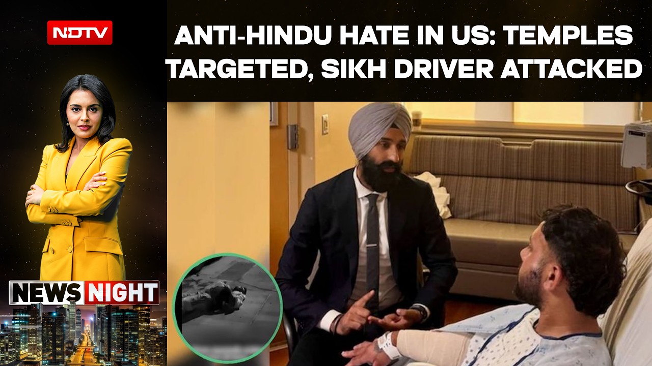 Anti-Indian Hate In US: Sikh Driver Attacked, Hindu Temples Targeted