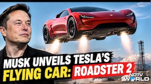 Tesla Roadster | Musk Unveils New Flying Car | Roadster 2 Drives Upside Down In Jaw-Dropping Demo