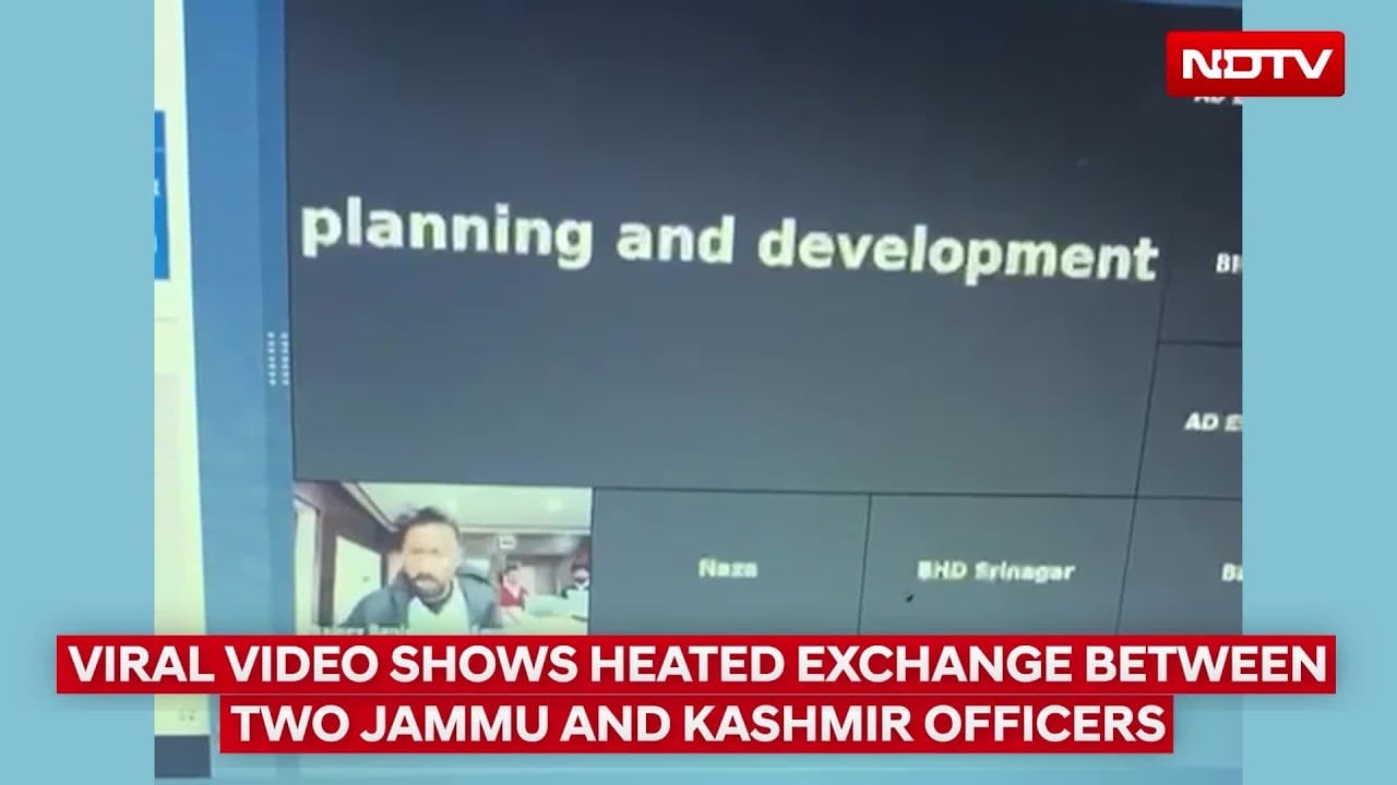 Video: VIRAL VIDEO: B****y S**t: IAS Officer Abuses Woman Colleague In Virtual Meeting In J&K