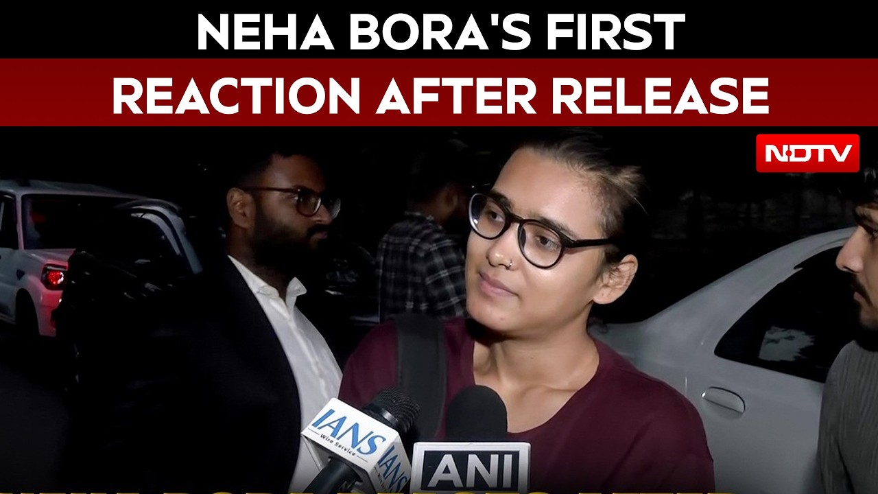 Neha Bora's First Reaction After Release Following Overnight Detention