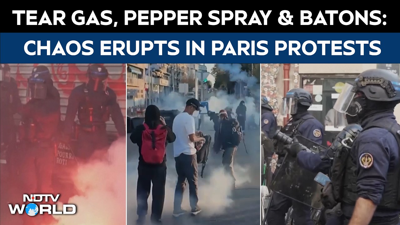 France Protests: Paris Turns Into Battleground As Police Clash With Anti-Macron Protesters