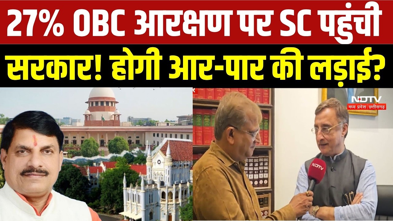 MP 27% OBC Reservation: 27% OBC आरक्षण पर SC पहुंची सरकार! अब Supreme Court में होगी आर-पार? | CM