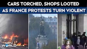France Protests Turn Violent: Cars Torched, Shops Looted As Cost-Of-Living Protests Rock Cities