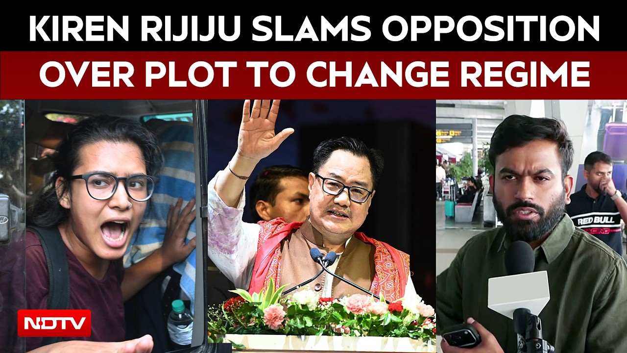 Kiren Rijiju Alleges Plot To Trigger Bangladesh-Like Unrest In India