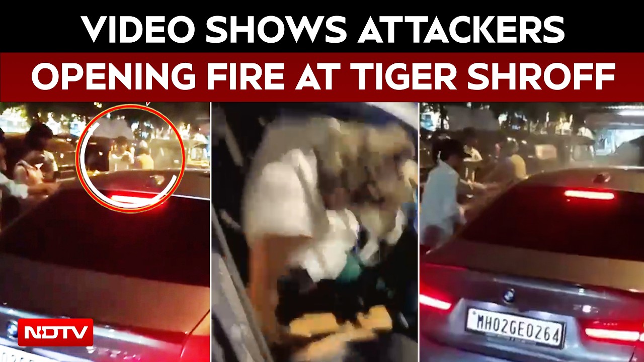 Tiger Shroff Firing: Video Shows Attackers Opening Fire At Actor