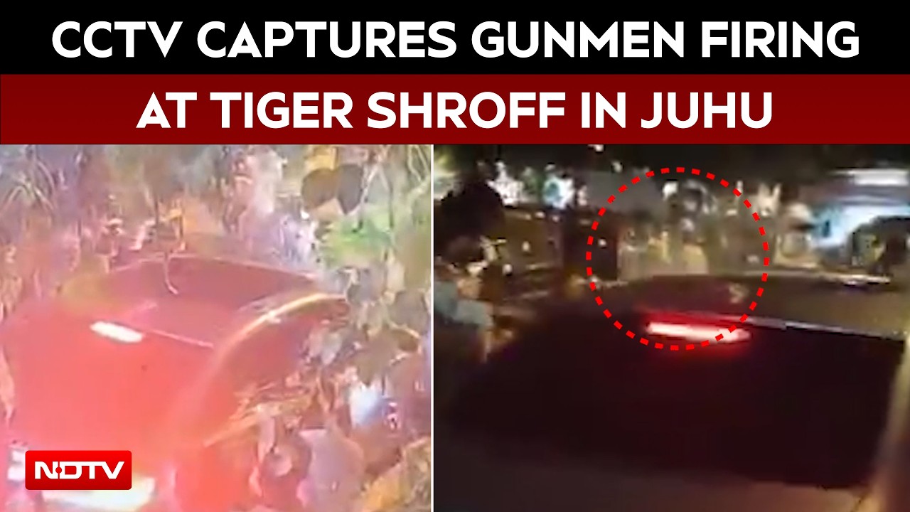 ATTACK CAUGHT ON CAMERA! Chilling CCTV Captures Gunmen Opening Fire Near Tiger Shroff