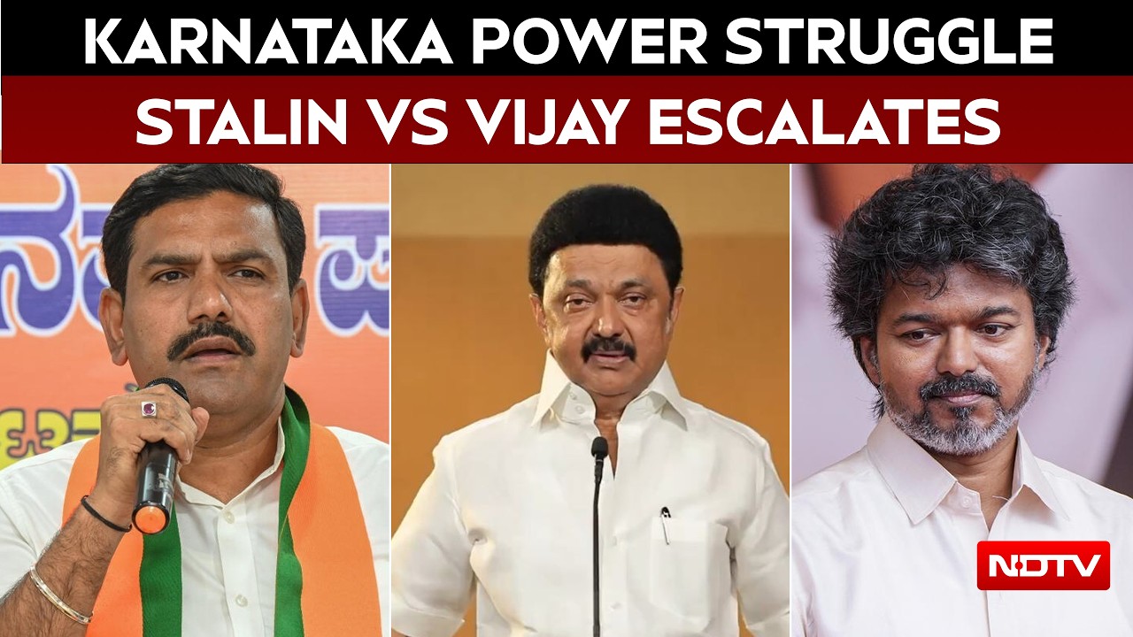 Karnataka Power Struggle | Stalin Targets Vijay | Jagan Calls Election Law Support A Mistake