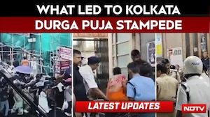Kolkata Durga Puja Stampede VIDEOS | Kolkata Puja Crowd Scrambles, Then An Announcement