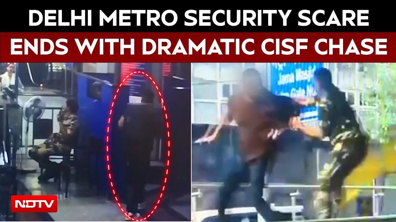 METRO SCARE IN DELHI: CISF Chases Down Passenger After Suspicious Object Triggers Security Alert