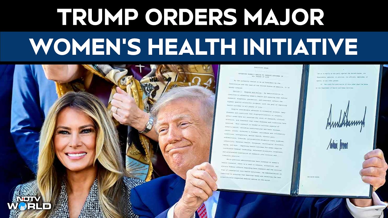 Donald Trump Signs New Executive Order Focused On Advancing Women's Health