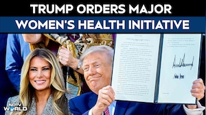 Donald Trump Signs New Executive Order Focused On Advancing Women's Health