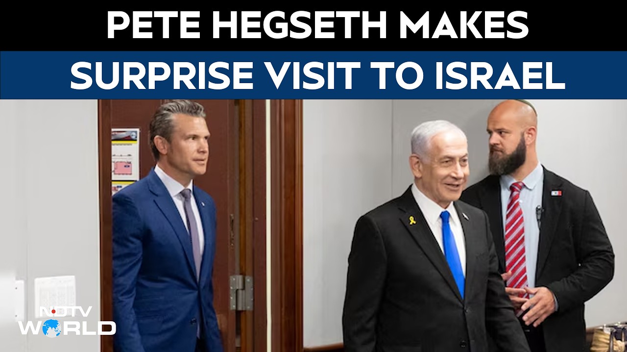 Pete Hegseth Makes Surprise Visit To Israel, Meets Netanyahu: Report