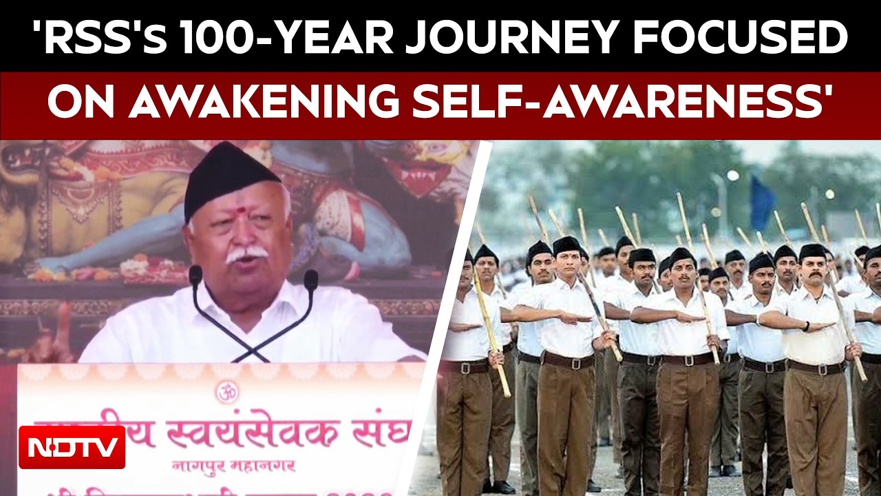 Mohan Bhagwat: RSS's 100-Year Journey Focused On Awakening Self-Awareness
