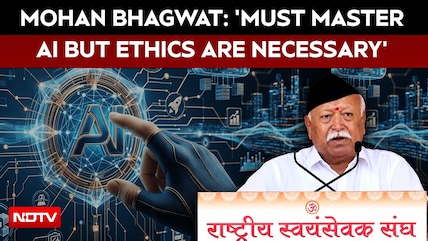 Mohan Bhagwat Speech Today | Mohan Bhagwat: 'Must Master AI But Ethics Are Necessary'