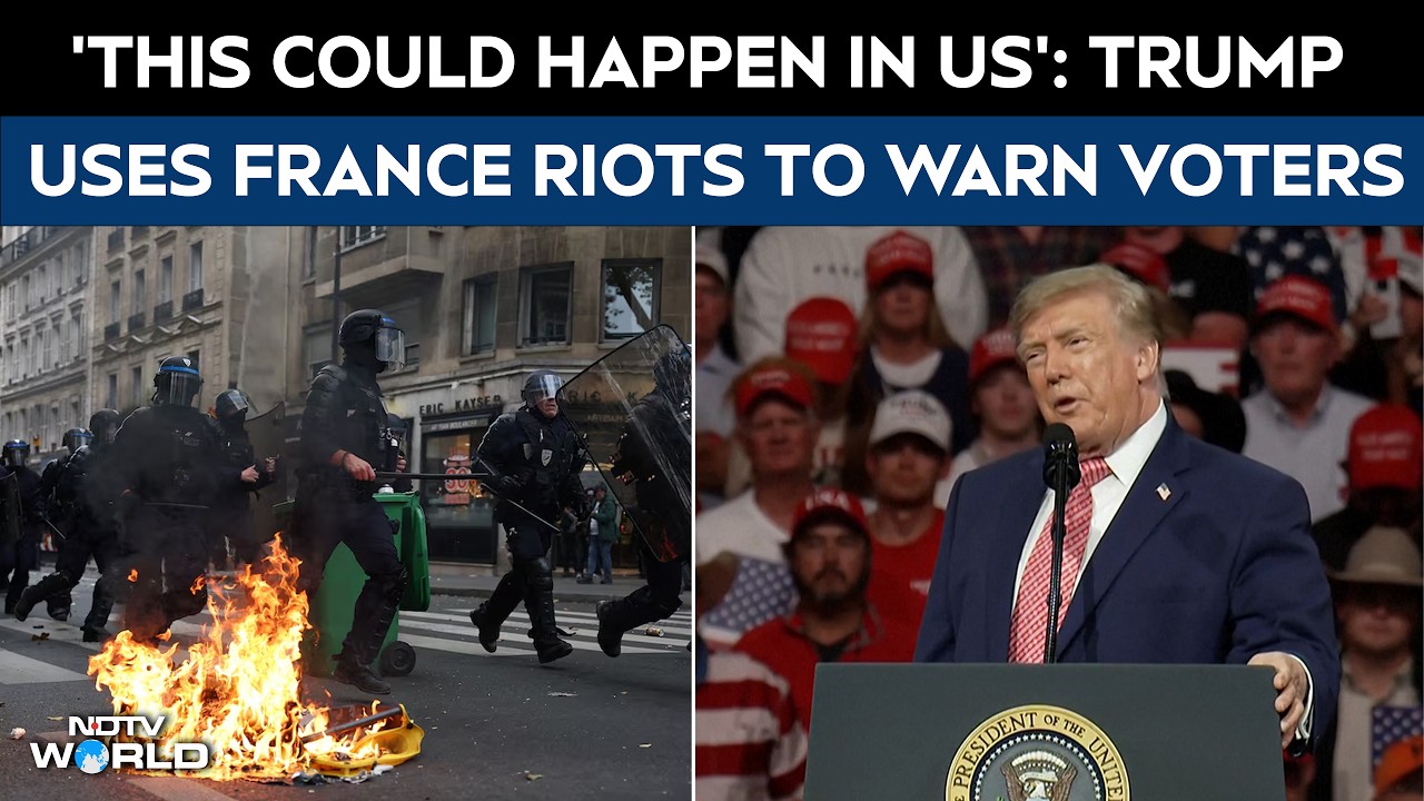 US Midterms Election | Trump Uses France Riots To Warn Voters In Kansas, Targets Democrats