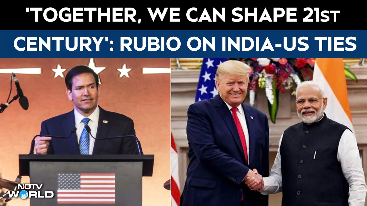 FULL SPEECH | Secretary Of State Rubio Praises India's Global Rise, Calls Partnership Extraordinary