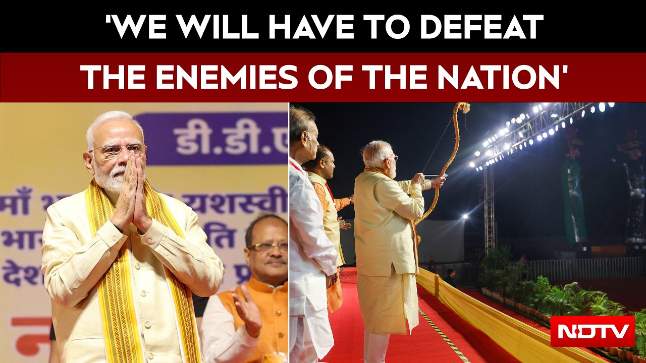PM Modi's Dussehra Message: 'We Will Have To Defeat The Enemies Of The Nation'