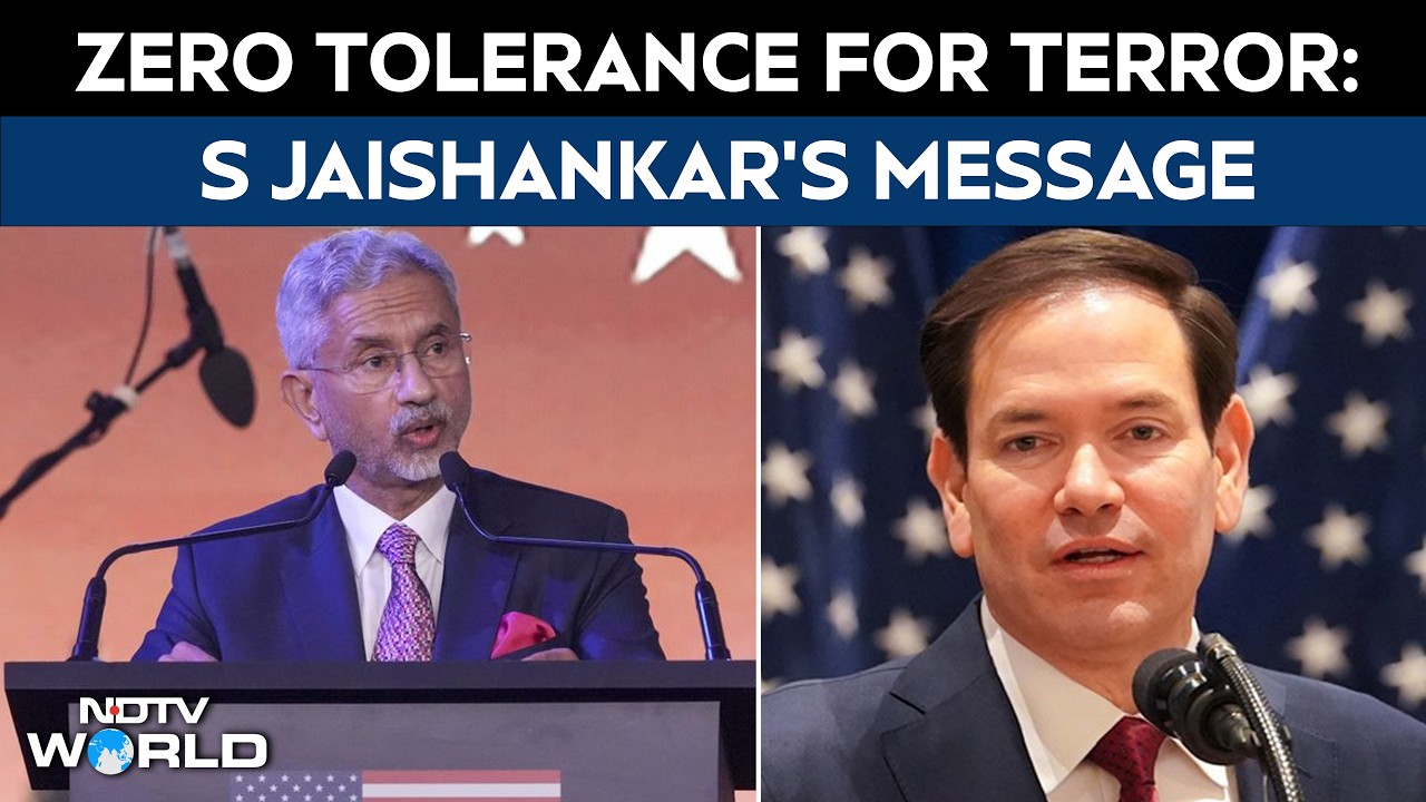'Zero Tolerance For Terror': Jaishankar's Message To India's Partners