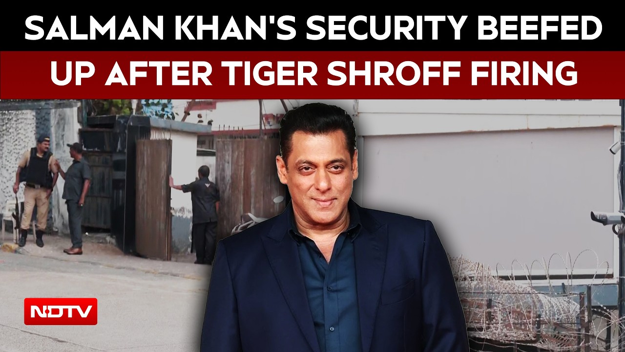 Salman Khan's Security Beefed Up After Tiger Shroff Firing, Armed Cops Deployed