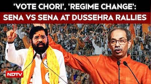 'Vote Chori', 'Regime Change', Youth Protests: Sena Vs Sena At Dussehra Rallies Of Shinde And Uddhav