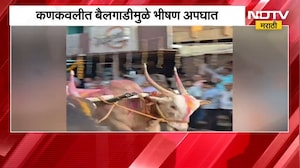 Kankavli मध्ये बैलगाडीमुळे भीषण अपघात, बैलगाडीच्या जीवघेण्या प्रथेवर आळा घालण्याची मागणी | NDTV
