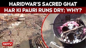 Haridwar's Har Ki Pauri Runs Dry As Ganga Water Level Dropped, Devotees Disappointed