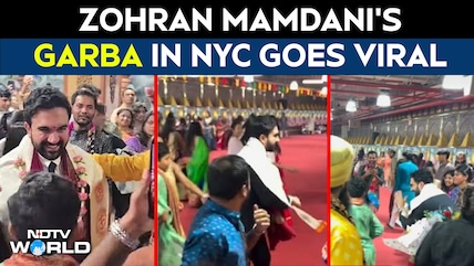 New York Mayor Zohran Mamdani Performs Garba With Indian Community On Vijaydashami