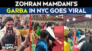 New York Mayor Zohran Mamdani Performs Garba With Indian Community On Vijaydashami