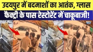 Udaipur में बदमाशों का आतंक, Glass Factory के पास Restaurant में चाकूबाजी! | Viral Video | Latest