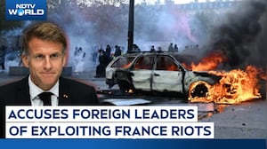 Macron Takes Aim At Trump, Accuses Foreign Leaders Of Exploiting France Riots