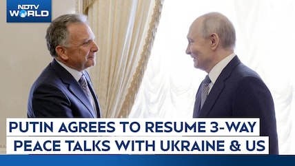 Putin agrees to resume 3-way peace talks with Ukraine and US