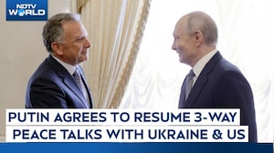 Putin agrees to resume 3-way peace talks with Ukraine and US