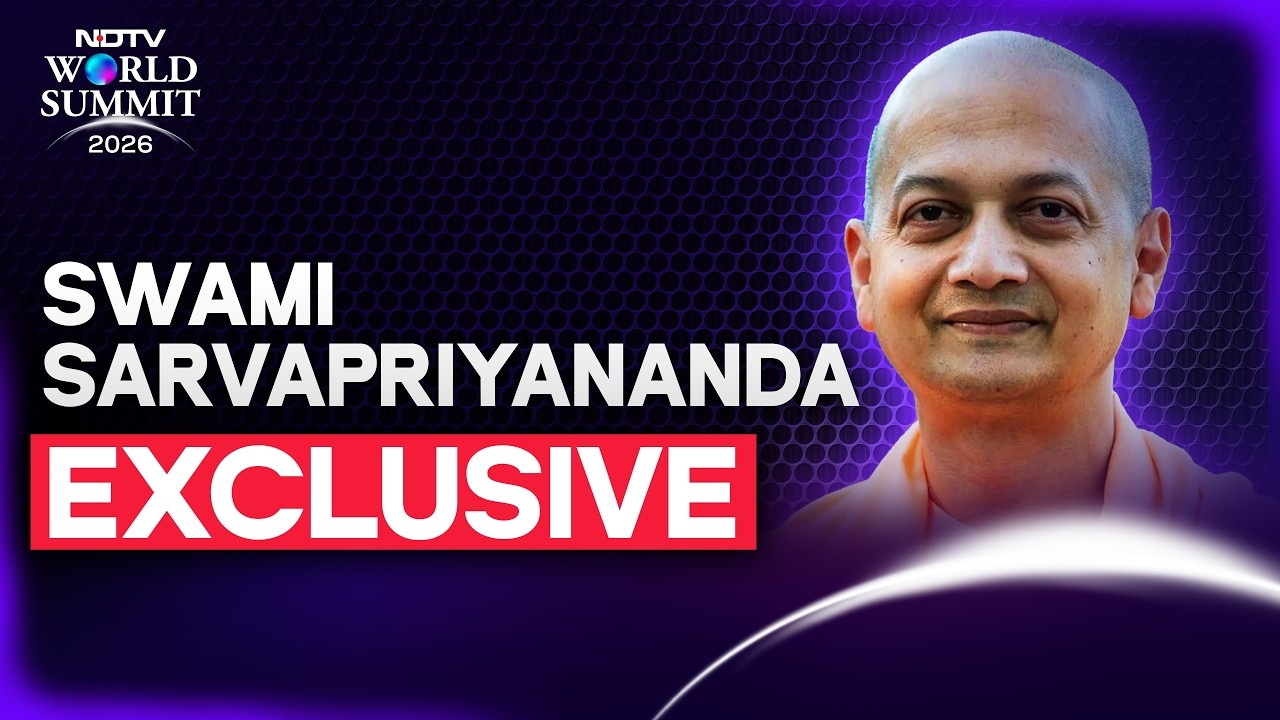 Swami Sarvapriyananda Discusses AI, Consciousness, and Human Identity at NDTV Summit