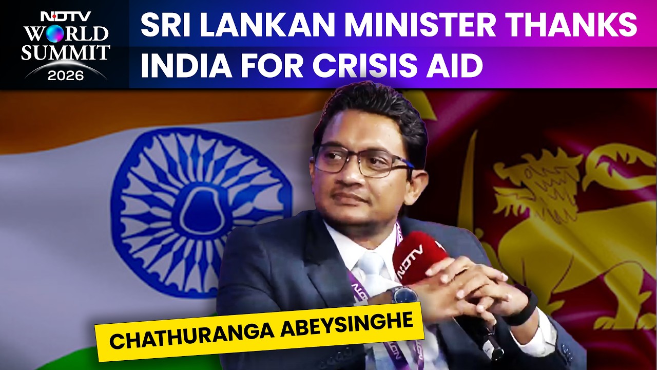 "India Greatly Supported Us": Sri Lankan Minister On "Difficult Years"
