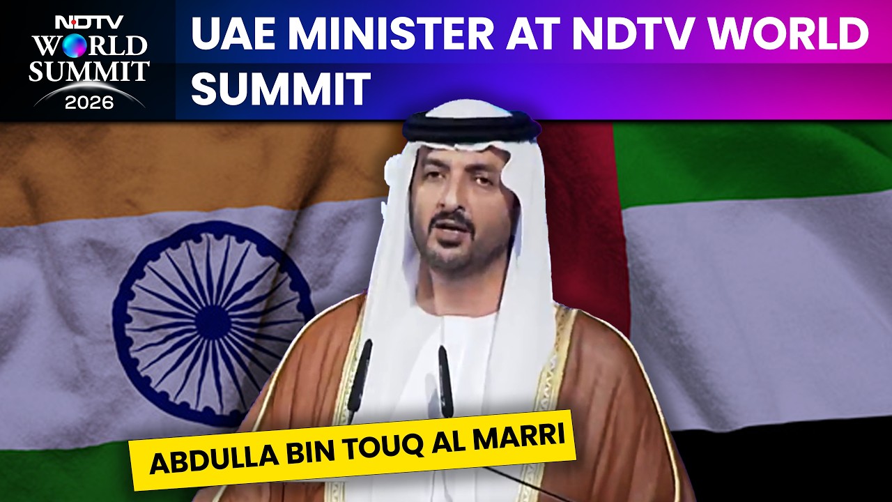 UAE Minister Abdulla Bin Touq Al Marri At NDTV World Summit