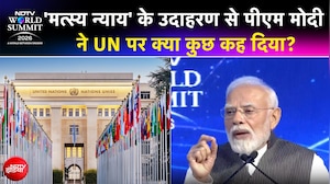 'मत्स्य न्याय' के उदाहरण से पीएम मोदी  ने UN पर क्या कुछ कह दिया?
