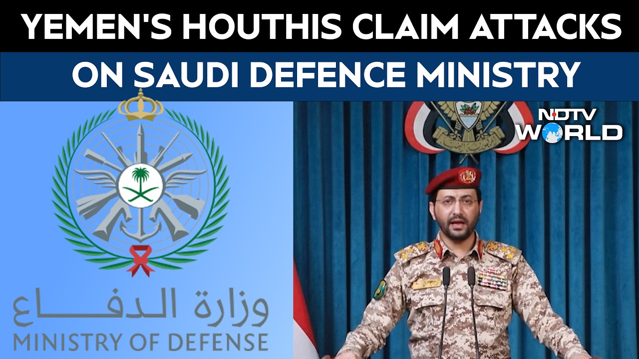 Yemen's Houthis Claim Attacks On Saudi Defence Ministry, Aramco Facilities