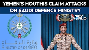 Yemen's Houthis Claim Attacks On Saudi Defence Ministry, Aramco Facilities