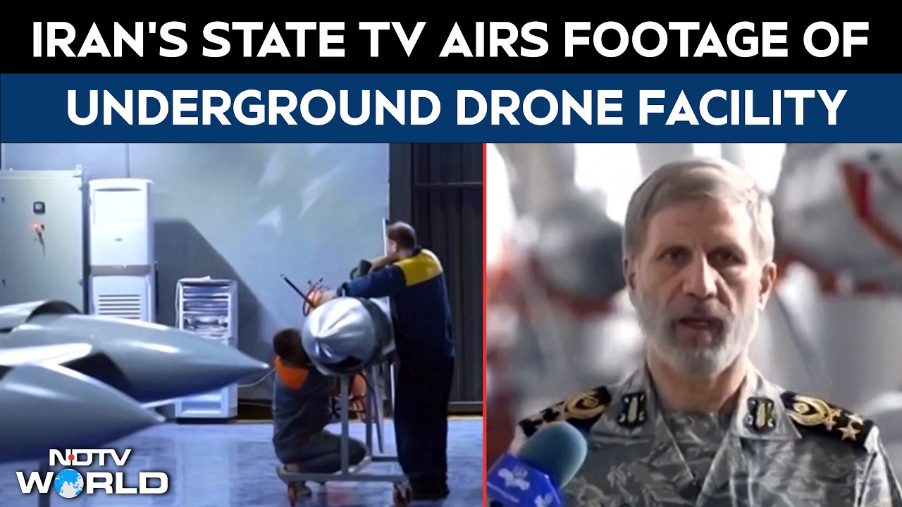 Iran's State TV Airs Footage Of Underground Drone Facility